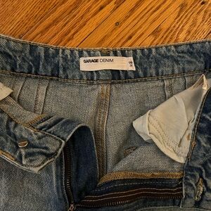 Garage Blue Flare & Wide Leg Jeans